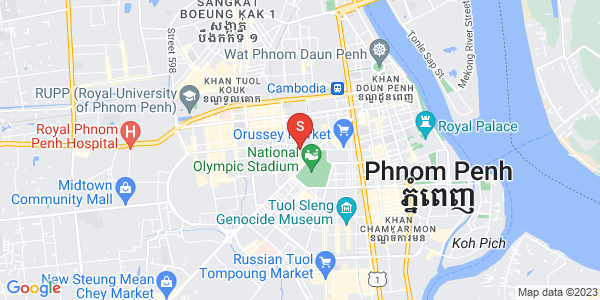 Mapa: Veal Vong, 7 Makara, Phnom Penh