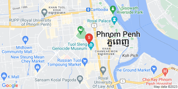 Map of 174, Toul Svay Prey 1, Boeng Keng Kang, Phnom Penh