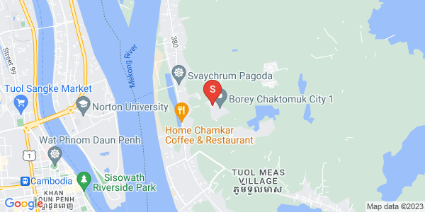 Mapa: Chroy Changvar, Phnom Penh