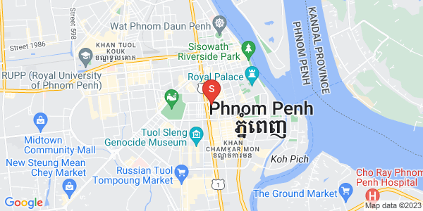Map of Boeng Reang, Daun Penh, Phnom Penh