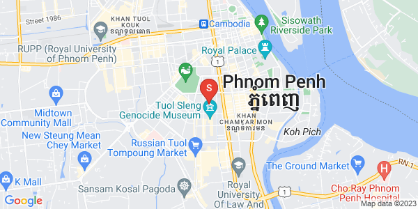 万景岗2分区（BKK2), 波哥堪, 金边地图