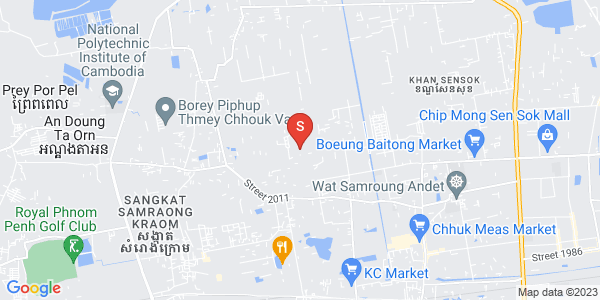 Map of Preaek Pnov, Prek Pnov, Phnom Penh