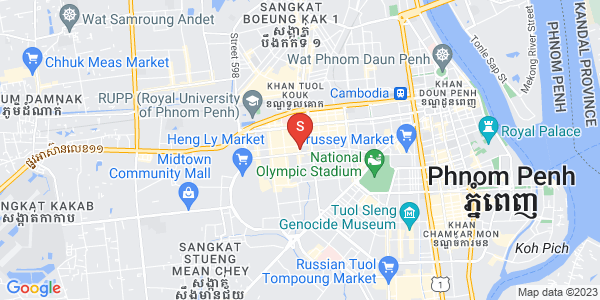Mapa: Phsar Depou I, Toul Kork, Phnom Penh