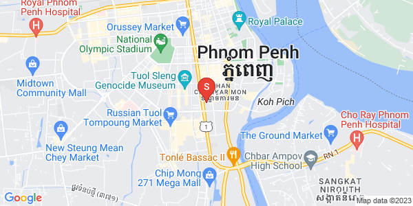 万景岗1分区（BKK1), 波哥堪, 金边地图