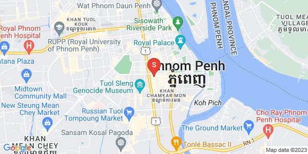 Mapa: BKK 1, Boeng Keng Kang, Phnom Penh