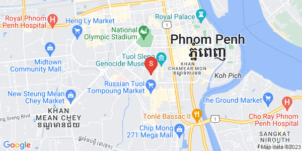 万景岗3分区（BKK3), 波哥堪, 金边地图