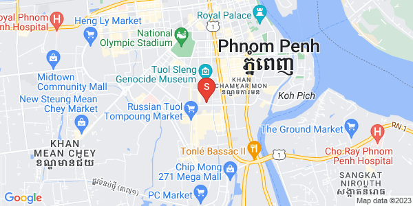 万景岗3分区（BKK3), 波哥堪, 金边地图