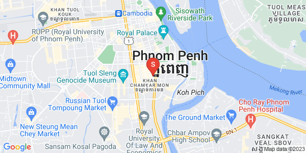 万景岗1分区（BKK1), 波哥堪, 金边地图