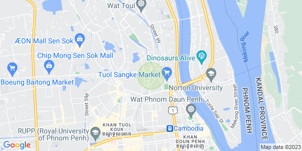 Mapa: Tuol Sangke, Russey Keo, Phnom Penh