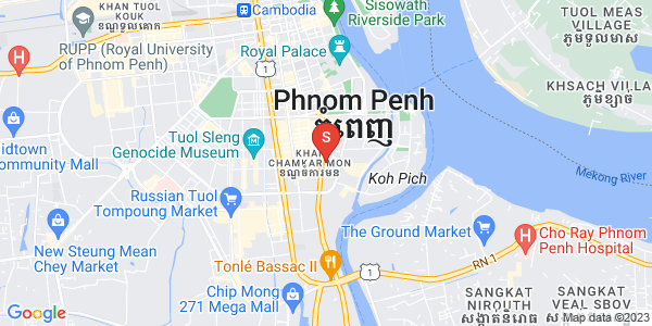 แผนที่ โตนเลบาสัก, จัมการมอน, พนมเปญ