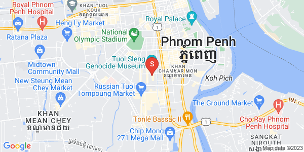 Map of BKK 3, Boeng Keng Kang, Phnom Penh