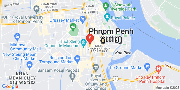 Map of BKK 3, Boeng Keng Kang, Phnom Penh