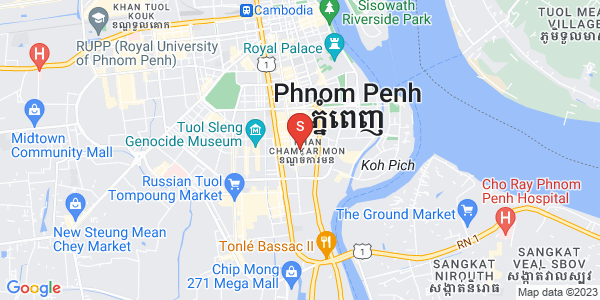 Map of BKK 1, Boeng Keng Kang, Phnom Penh