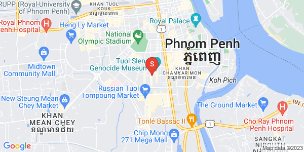 Mapa: BKK 3, Boeng Keng Kang, Phnom Penh