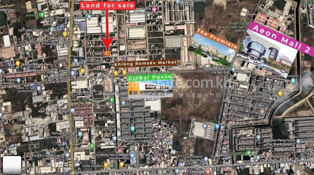Sen Sok土地出售，价格$500,000
