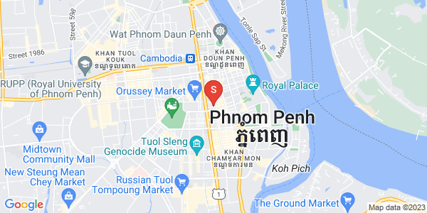 Mapa: Boeng Reang, Daun Penh, Phnom Penh