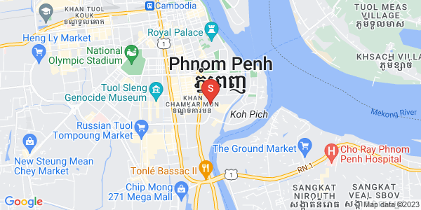 ផែនទី ទន្លេបាសាក់, ចំការមន, ភ្នំពេញ