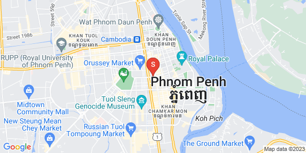 Map of Boeng Reang, Daun Penh, Phnom Penh