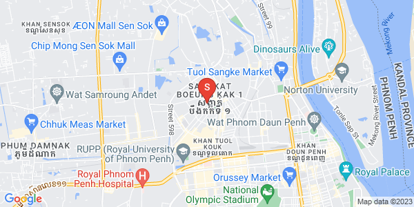 万谷湖1分区, 堆谷区, 金边地图