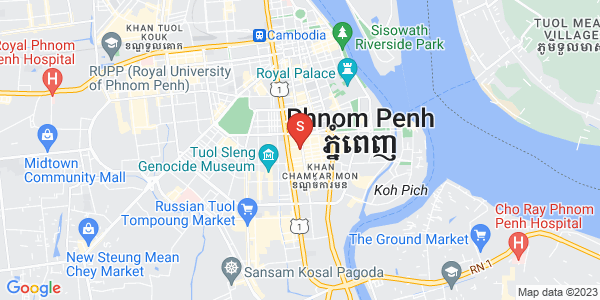 万景岗1分区（BKK1), 波哥堪, 金边地图