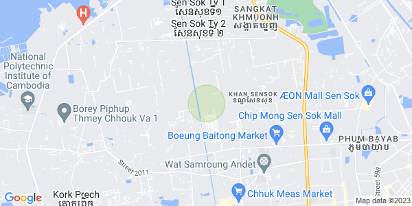 新金边, 森速区, 金边地图