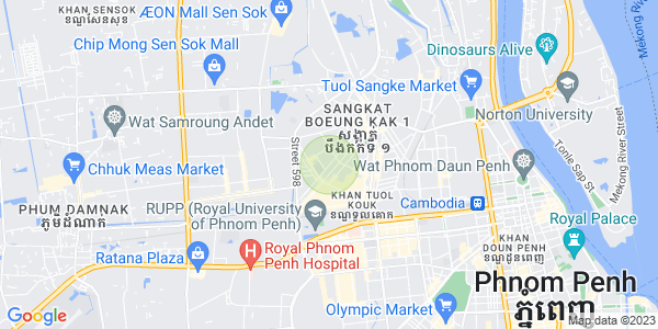 ផែនទី បឹងកក់២, ទួលគោក, ភ្នំពេញ