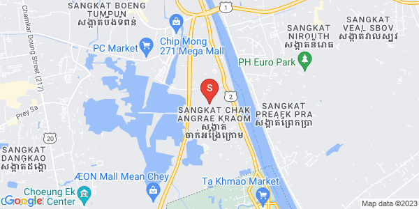 长夏上社分区, 棉芷区, 金边地图