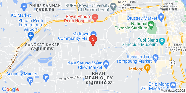 Carte de Stueng Mean chey 1, Meanchey, Phnom Penh