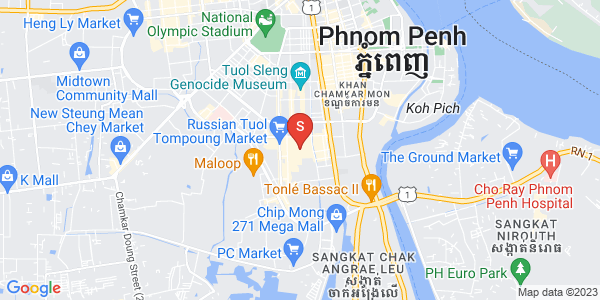 Mapa: Toul Tum Poung 1, Chamkarmon, Phnom Penh