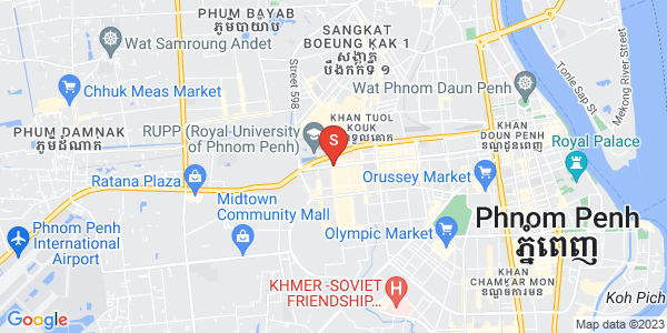 Mapa: Phsar Depou I, Toul Kork, Phnom Penh