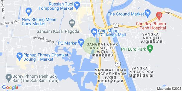 长夏上社分区, 棉芷区, 金边地图