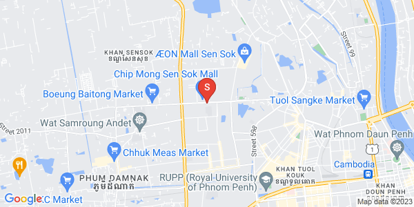 Mapa: Phnom Penh Thmey, Sen Sok, Phnom Penh