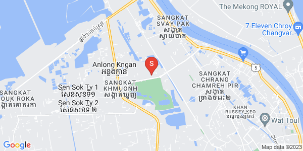 新金边, 森速区, 金边地图