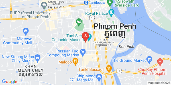Mapa: BKK 3, Boeng Keng Kang, Phnom Penh