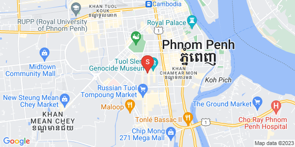 Mapa: BKK 3, Boeng Keng Kang, Phnom Penh