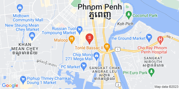แผนที่ โตนเลบาสัก, จัมการมอน, พนมเปญ