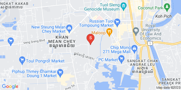 Stueng Mean chey区, 棉芷区, 金边地图