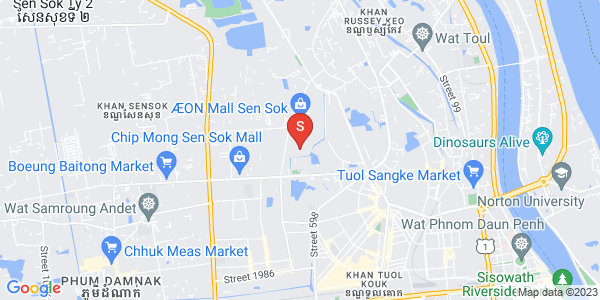 Map of Phnom Penh Thmey, Sen Sok, Phnom Penh