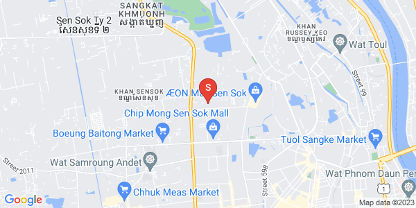 万景岗2分区（BKK2), 波哥堪, 金边地图