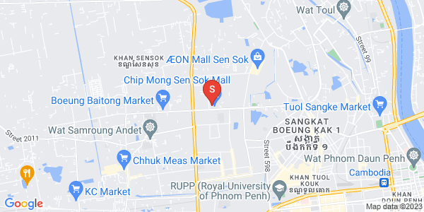 Mapa: Phnom Penh Thmey, Sen Sok, Phnom Penh