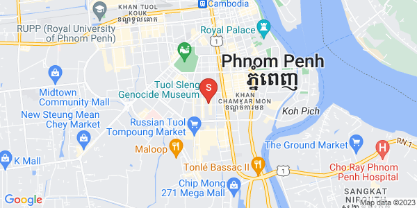 万景岗3分区（BKK3), 波哥堪, 金边地图