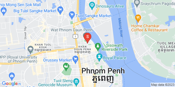 新金边, 森速区, 金边地图