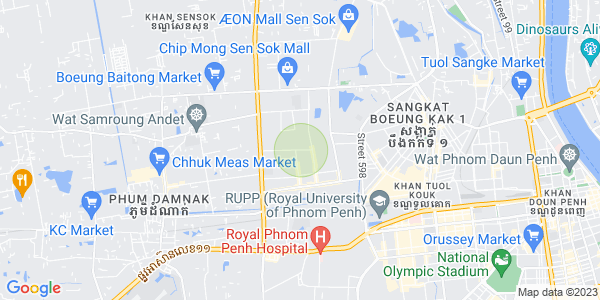 Map of Phnom Penh Thmey, Sen Sok, Phnom Penh