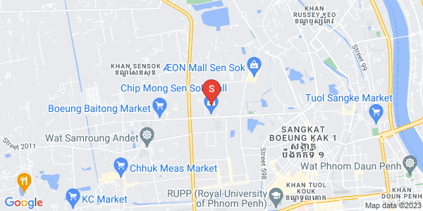 Map of Phnom Penh Thmey, Sen Sok, Phnom Penh