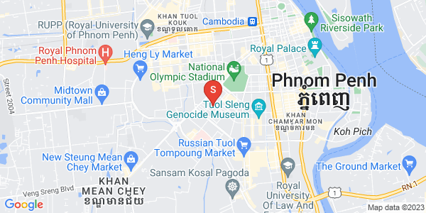 Carte de BKK 2, Boeng Keng Kang, Phnom Penh