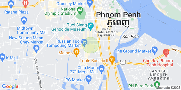 Mapa: Boeung Trabek, Chamkarmon, Phnom Penh
