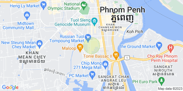 万禾密分区, 占卡蒙, 金边地图
