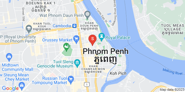 Map of Chey Chumneah, Daun Penh, Phnom Penh