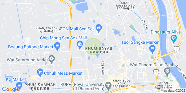 Mapa: Phnom Penh Thmey, Sen Sok, Phnom Penh