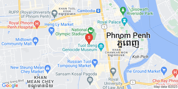Map of Toul Svay Prey 2, Boeng Keng Kang, Phnom Penh